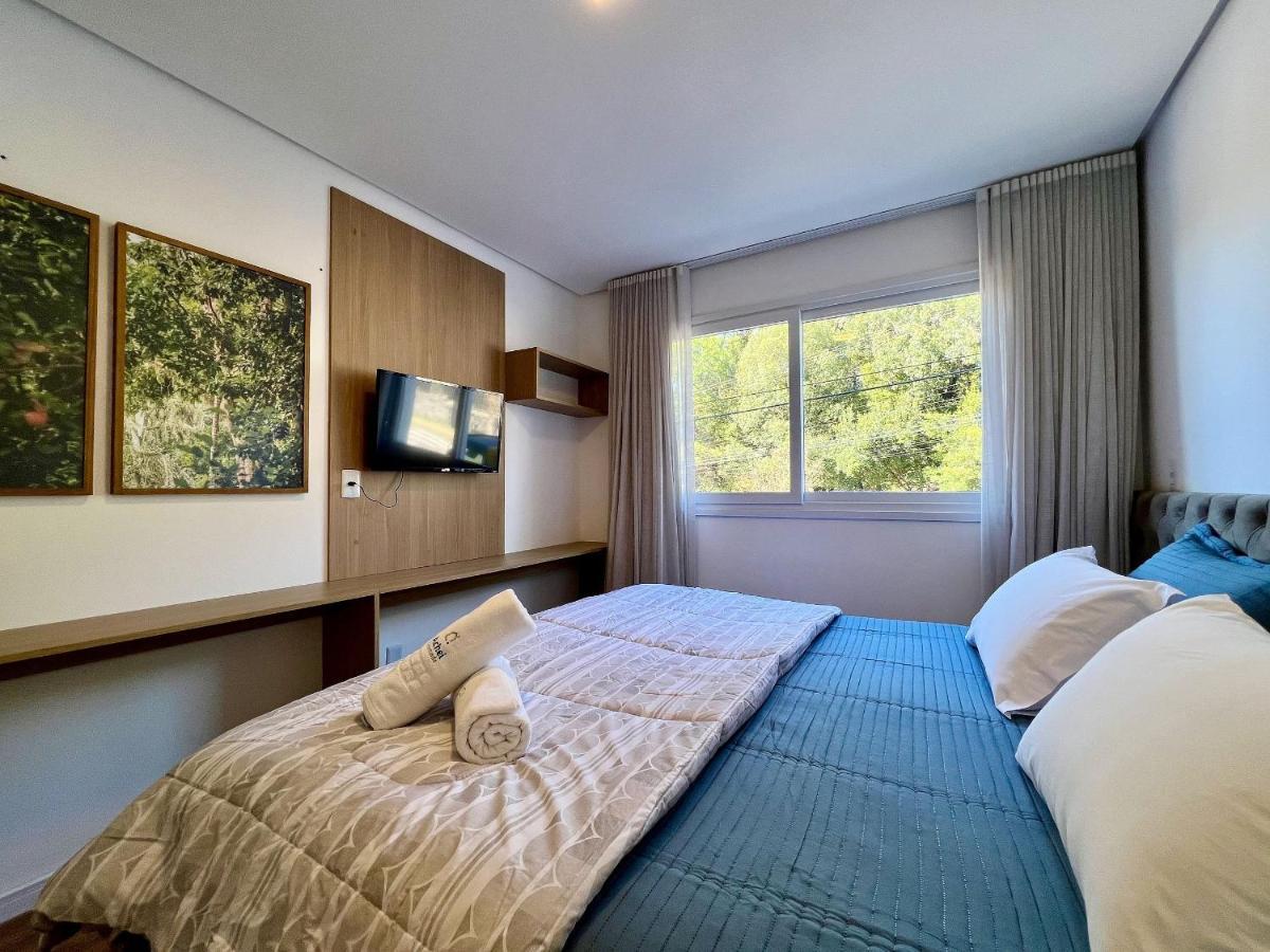 Apartamento Villa Hortensias 1Dorm Centro By Achei Canela Bagian luar foto